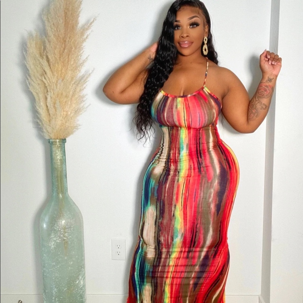 Enflamed Maxi Dress 👗